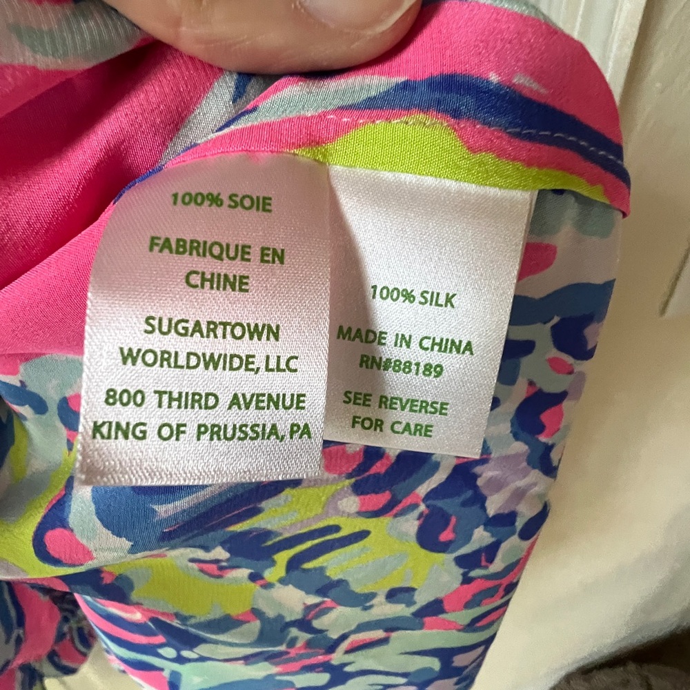Lilly Pulitzer Kiki Silk Trapeze Size M NWT - Picture 4 of 4